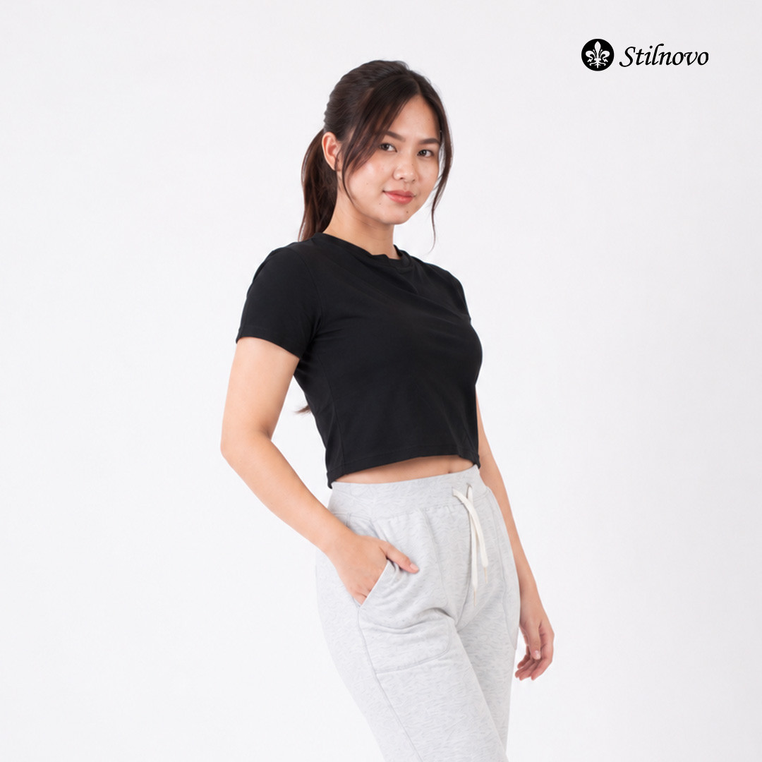 STILNOVO - Crop Top Tshirt