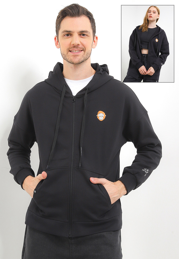 Jaket Fleece Unisex - Jaket Pria Dan Wanita