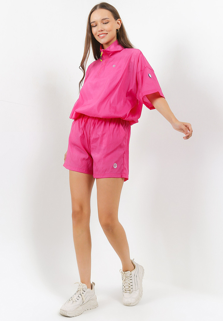 S3HPW02 - Nylon Half Pants Women Magenta